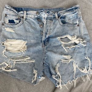 american eagle jean shorts